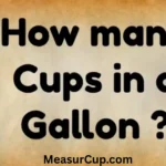 how-many-cups-in-a-gallon