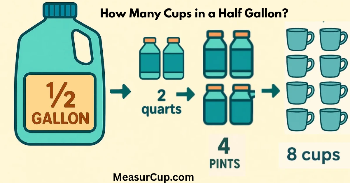 how-many-cups-in-a-half-gallon