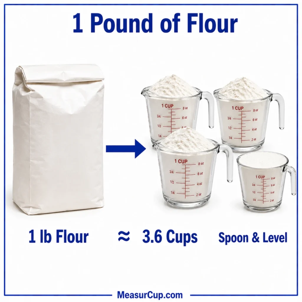 how-many-cups-in-a-pound-of-flour