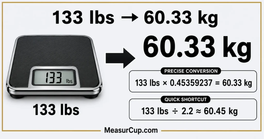 133 Lbs to Kg