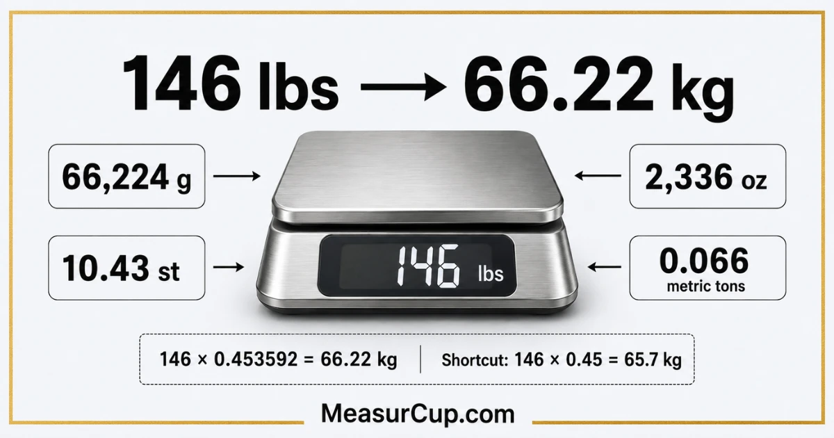 What Is a Weight of 146 lbs