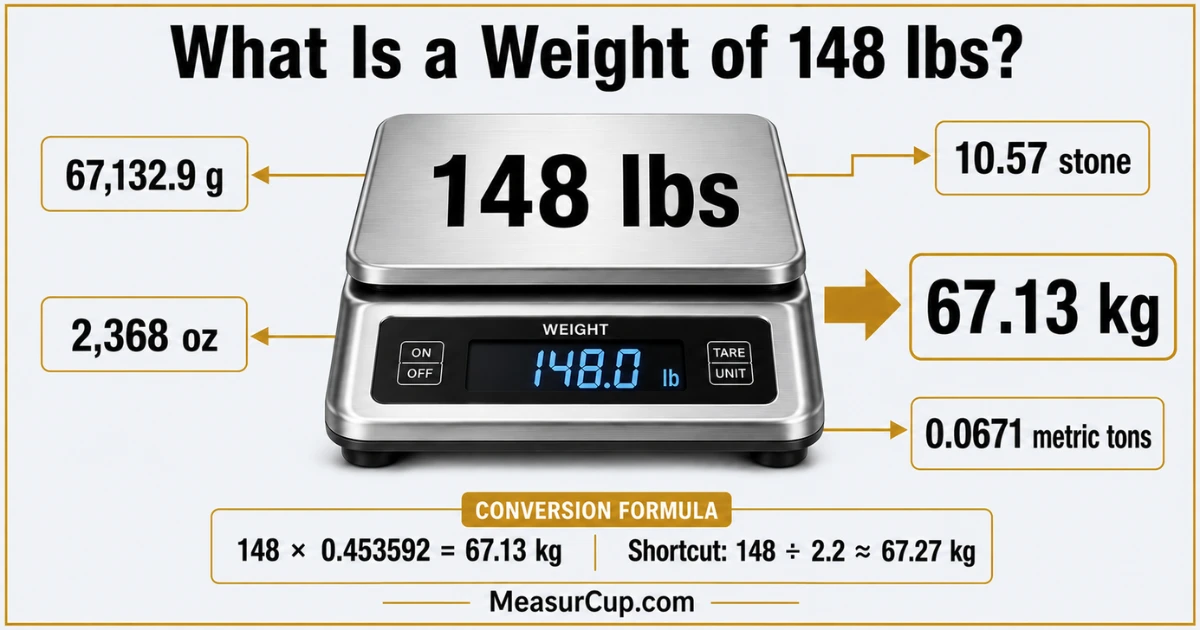 What Is a Weight of 148 lbs