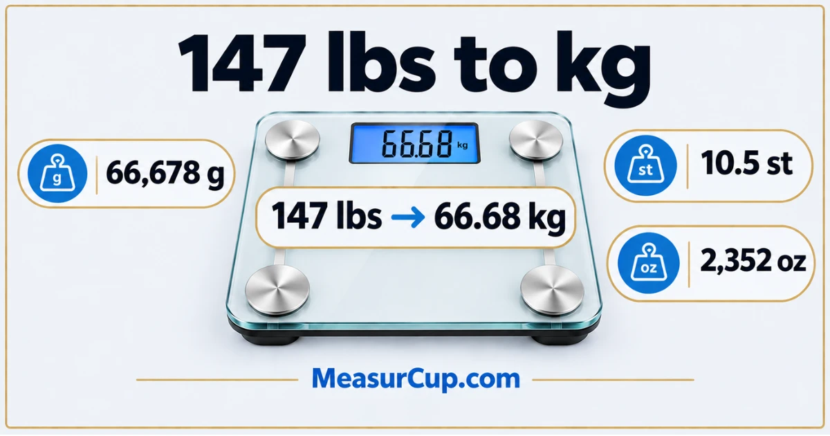 147 lbs to Kg