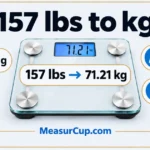 157 lbs to Kg