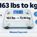 What Is a Weight of 163 lbs? Full Kg & BMI Chart 2026 163 Lbs to Kg