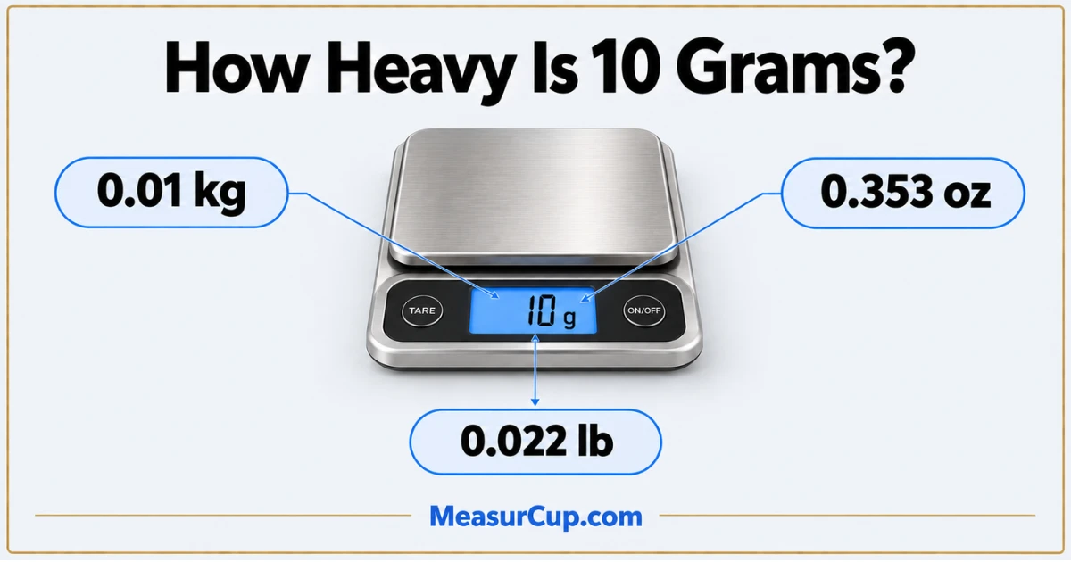 How Heavy Is 10 Grams