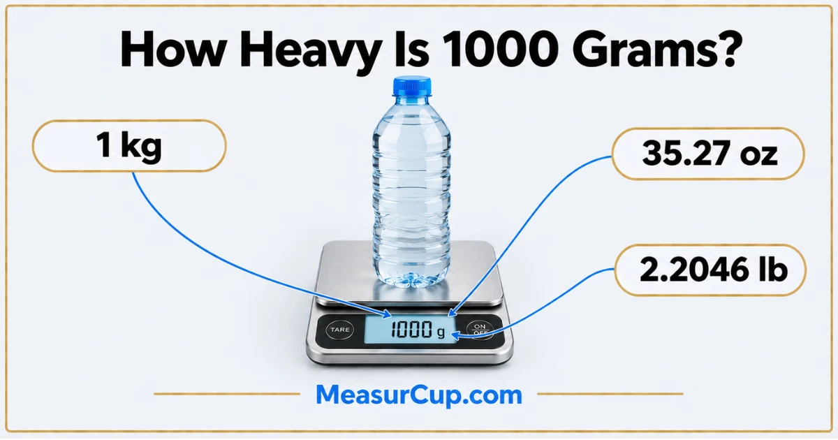 How Heavy Is 1000 Grams