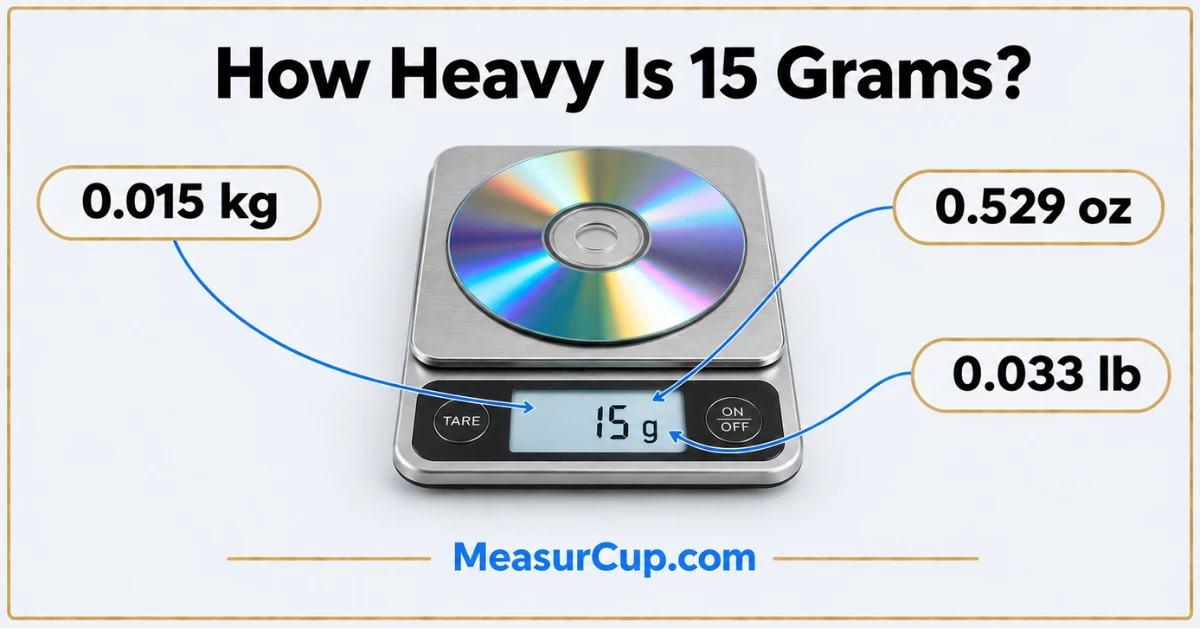 How Heavy Is 15 Grams