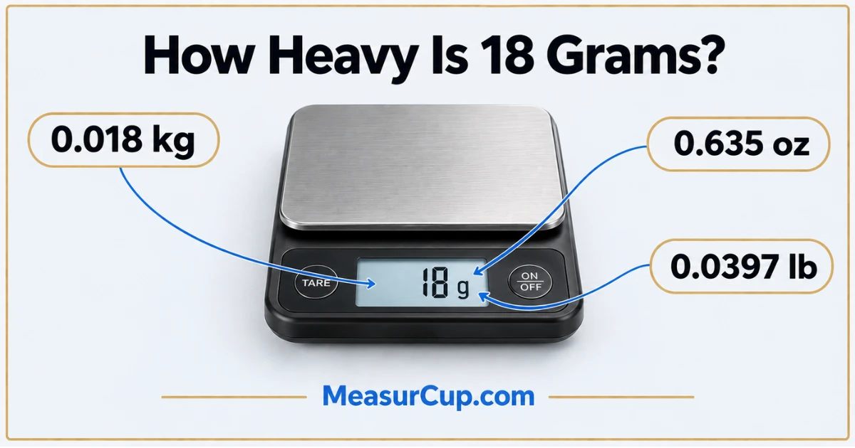 How Heavy Is 18 Grams