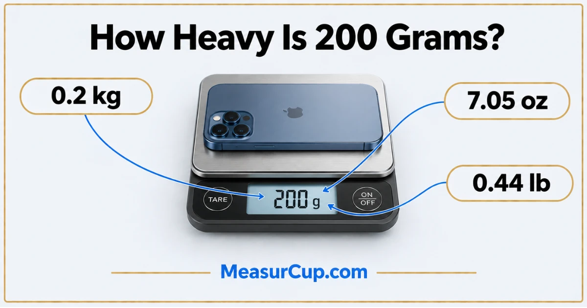 How Heavy Is 200 Grams