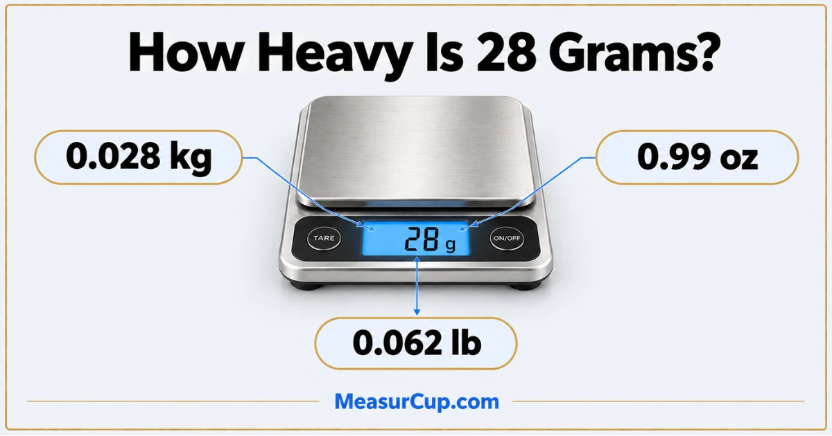 How Heavy Is 28 Grams