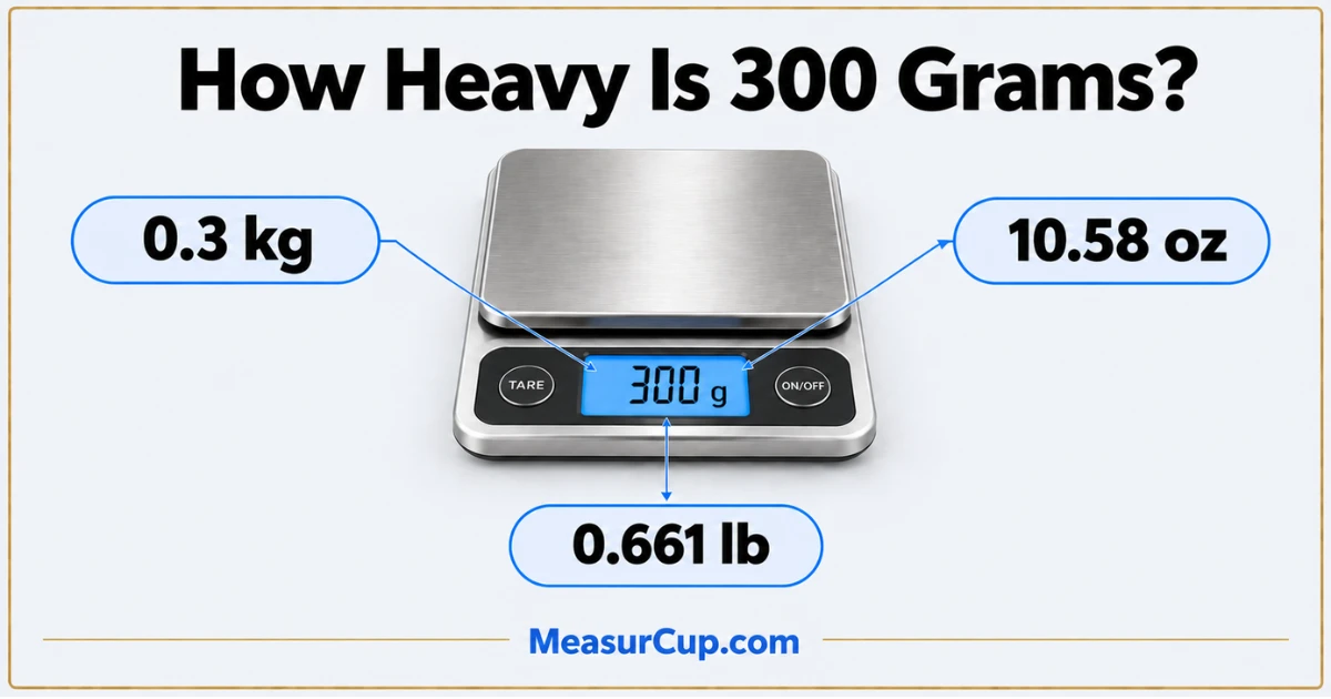How Heavy Is 300 Grams