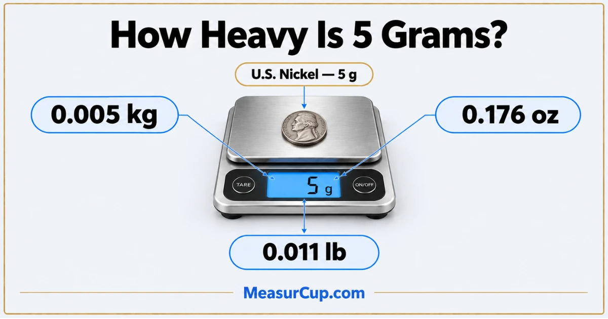How Heavy Is 5 Grams