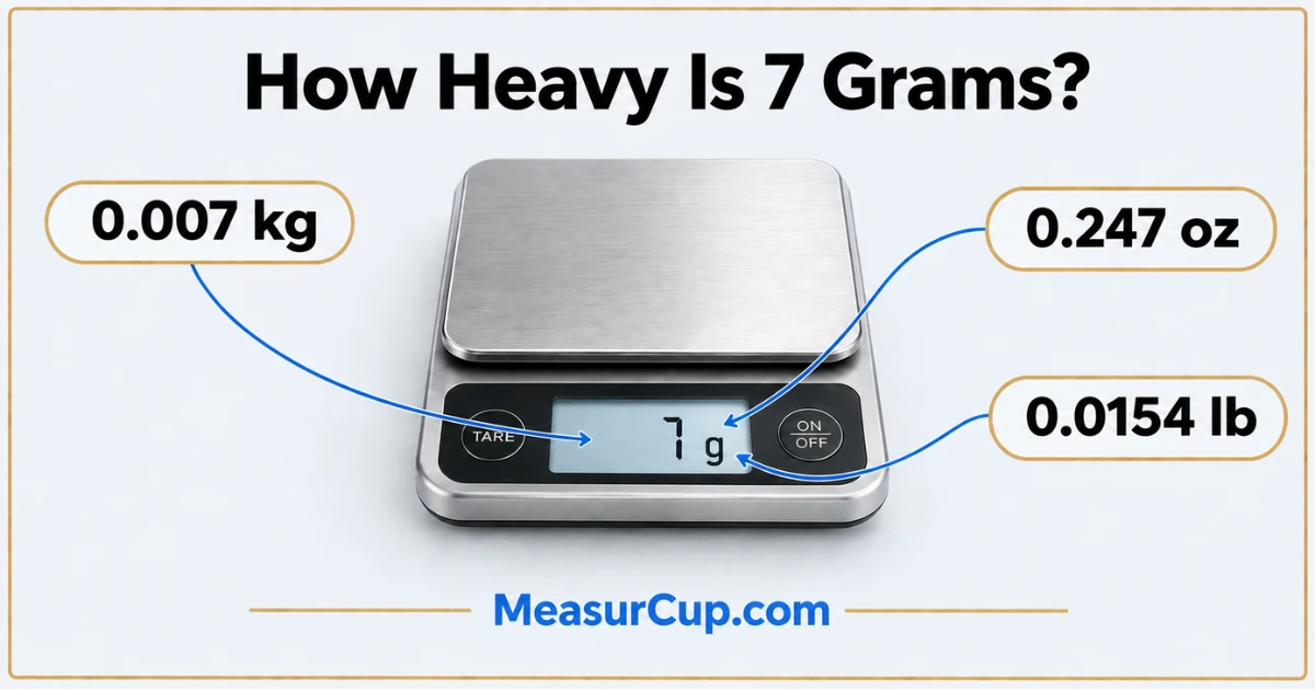 How Heavy Is 7 Grams