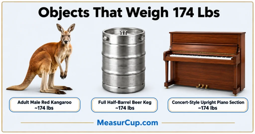 Objects That Weigh 174 Lbs
