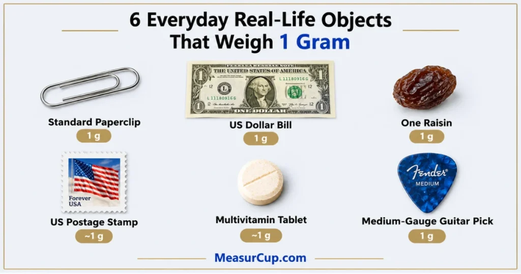 Objects That Weigh 1 Gram