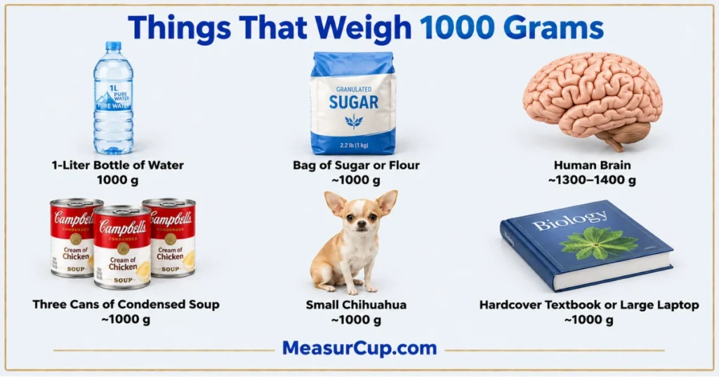 Objects That Weigh 1000 Grams