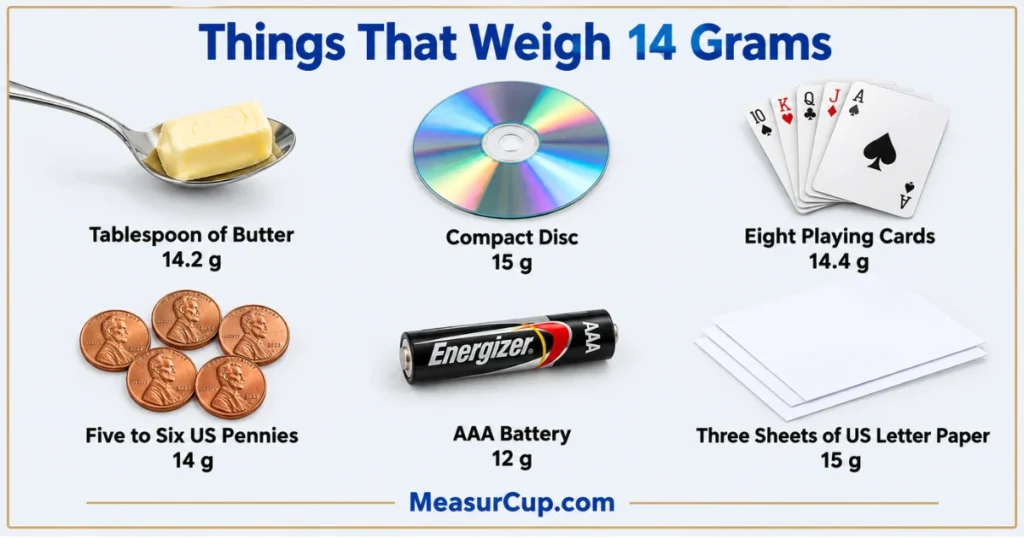 Objects That Weigh 14 Grams