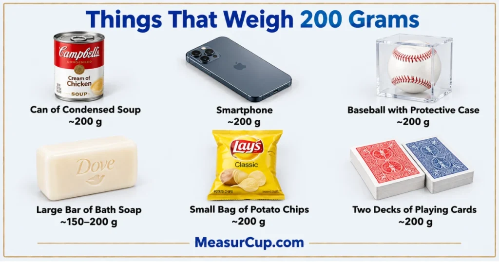 Objects That Weigh 200 Grams