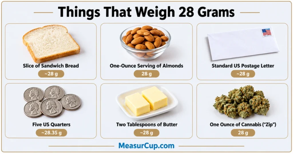 Objects That Weigh 28 Grams