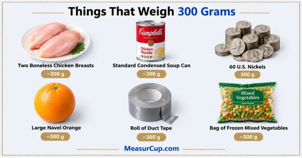 Objects That Weigh 300 Grams