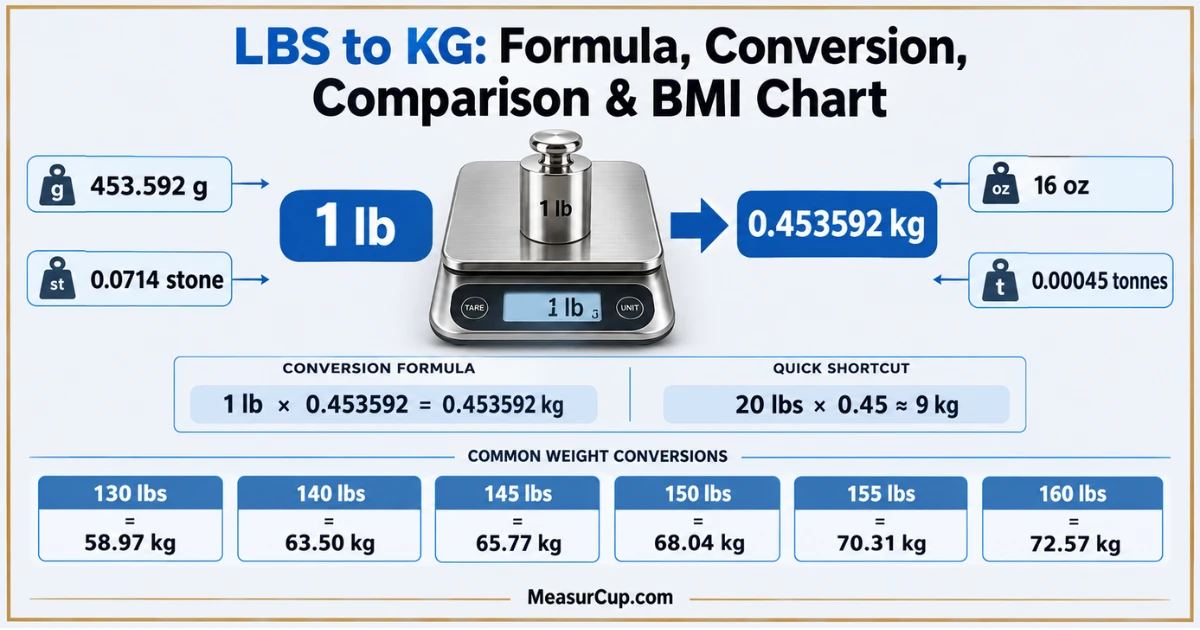 LBS to KG
