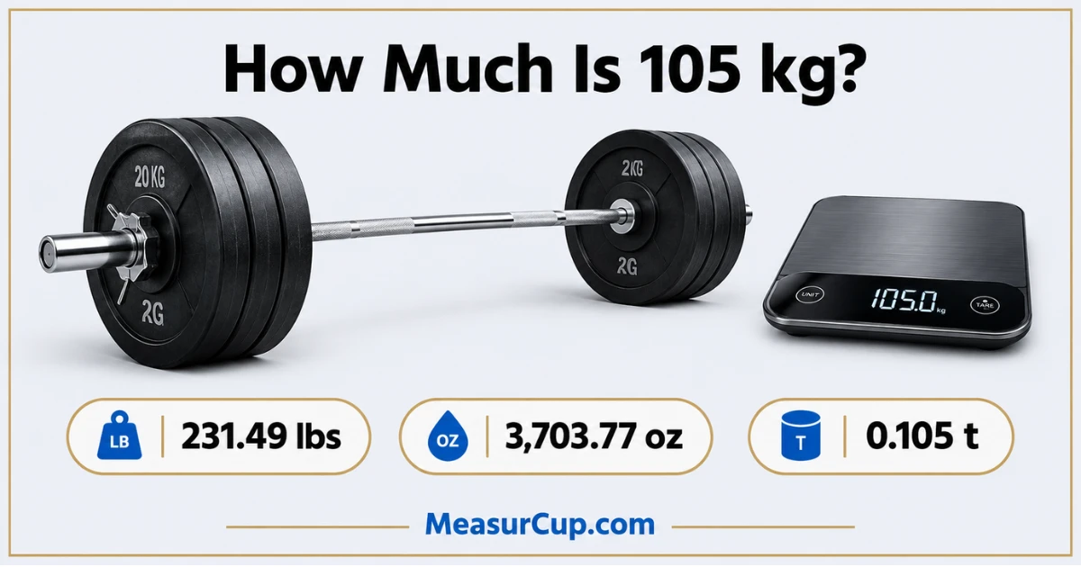 How Much Is 105 kg