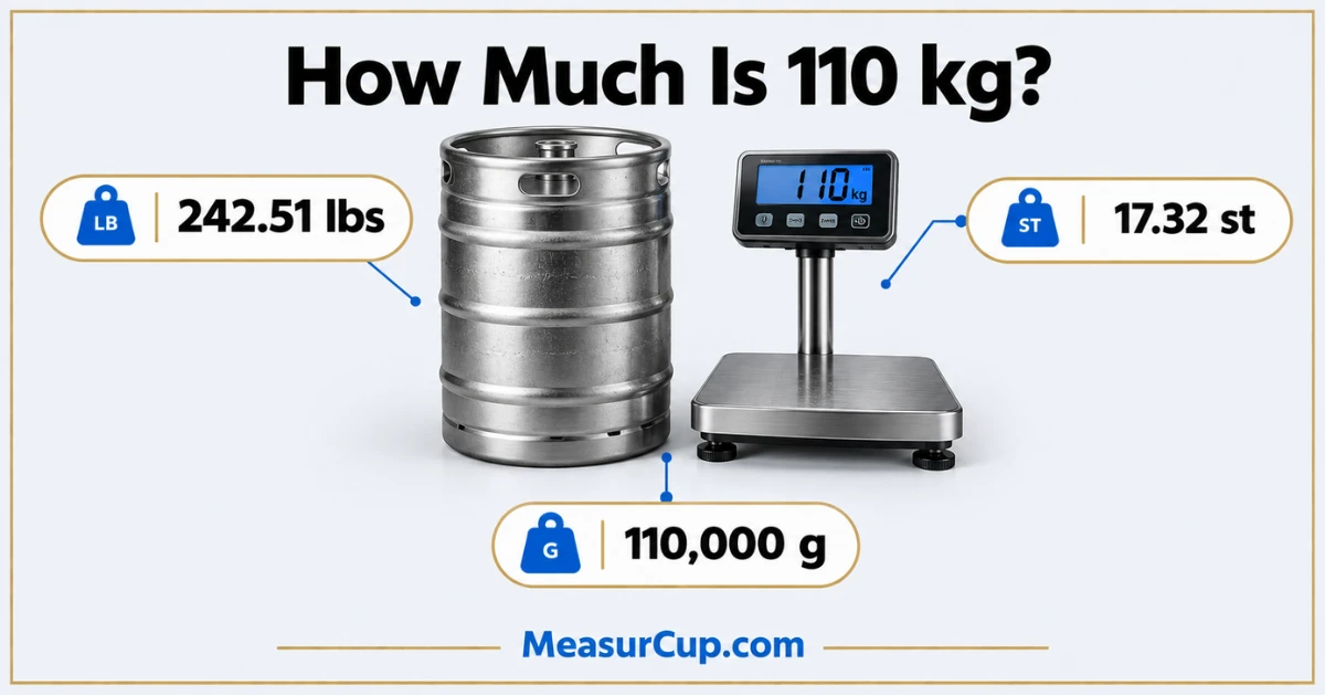 How Much Is 110 kg