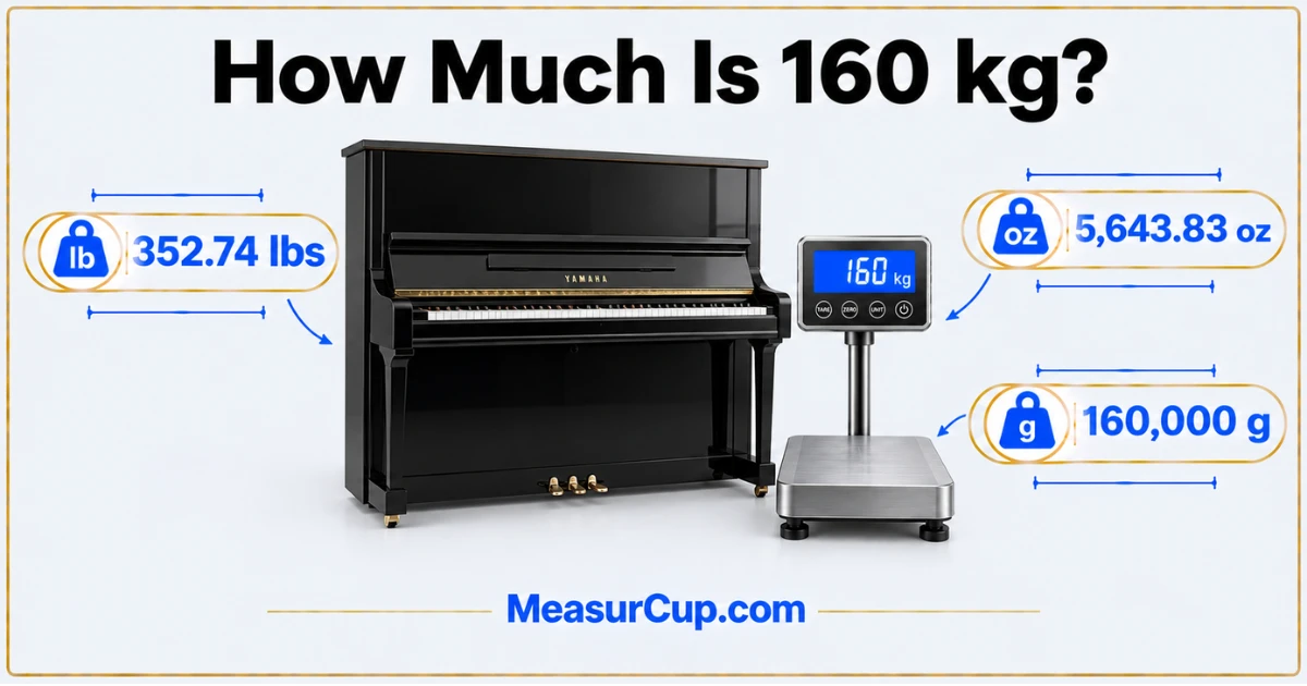 How Much Is 160 kg