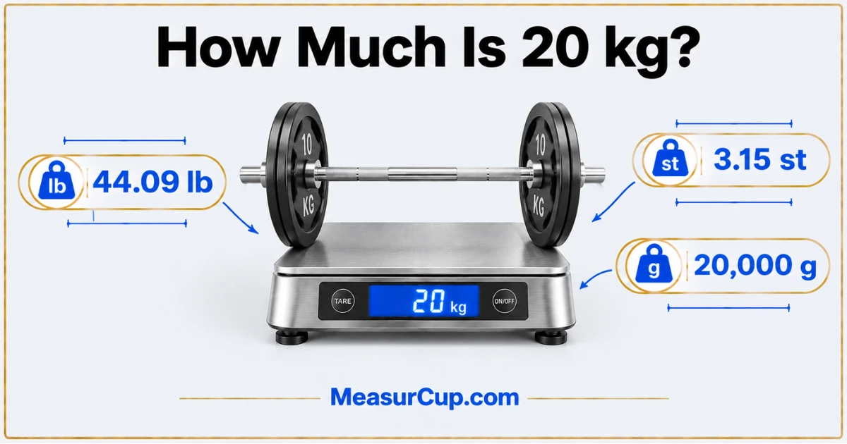 How Much Is 20 kg