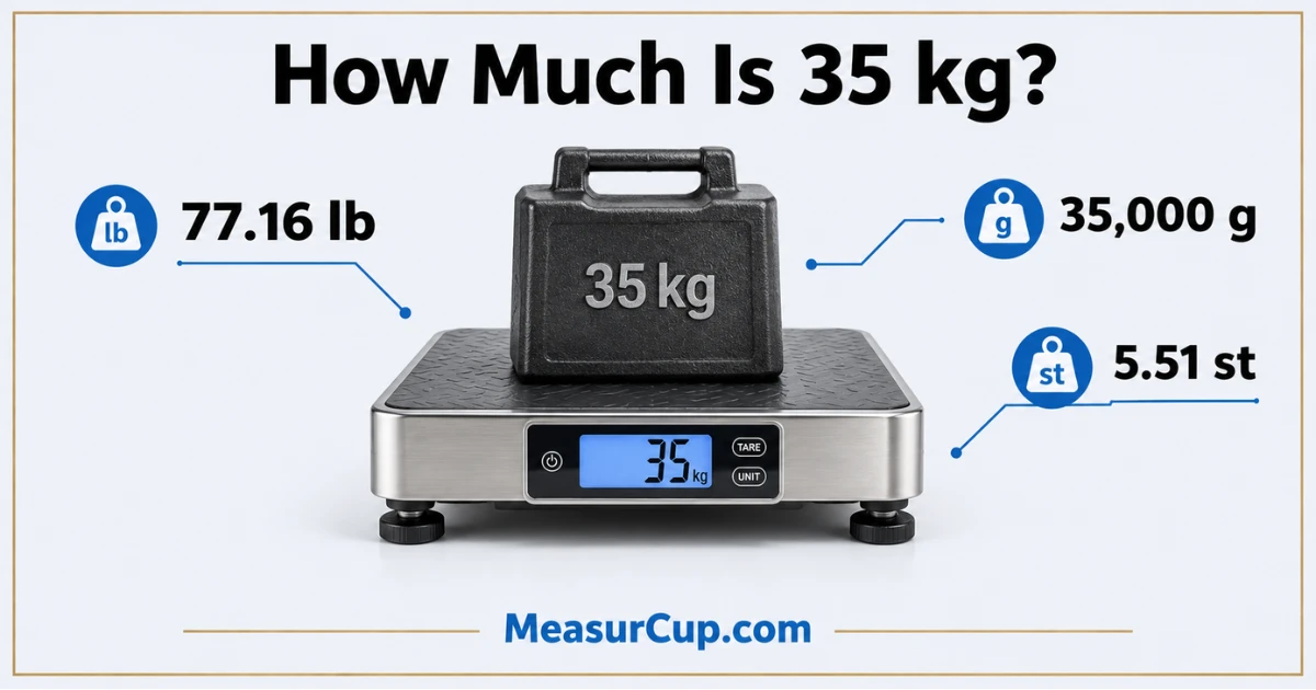 How Much Is 35 kg