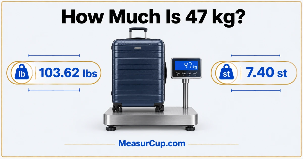 How Much Is 47 kg