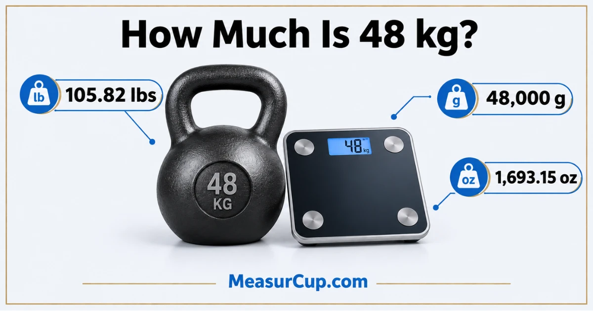 How Much Is 48 kg