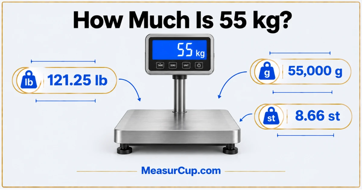 How Much Is 55 kg