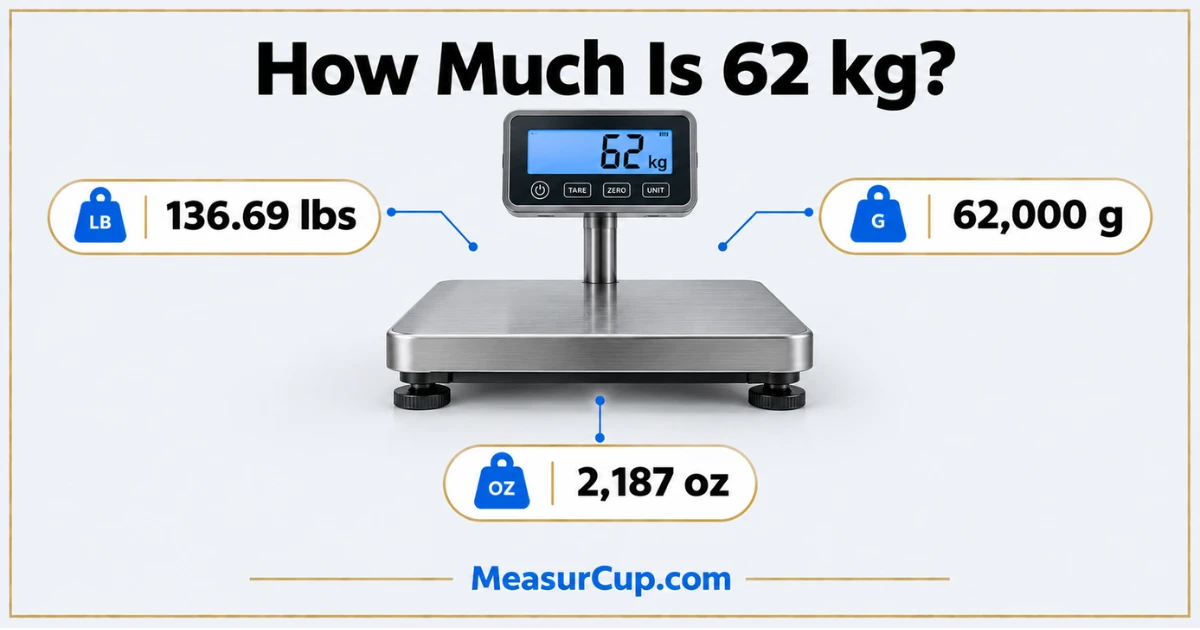 How Much Is 62 kg