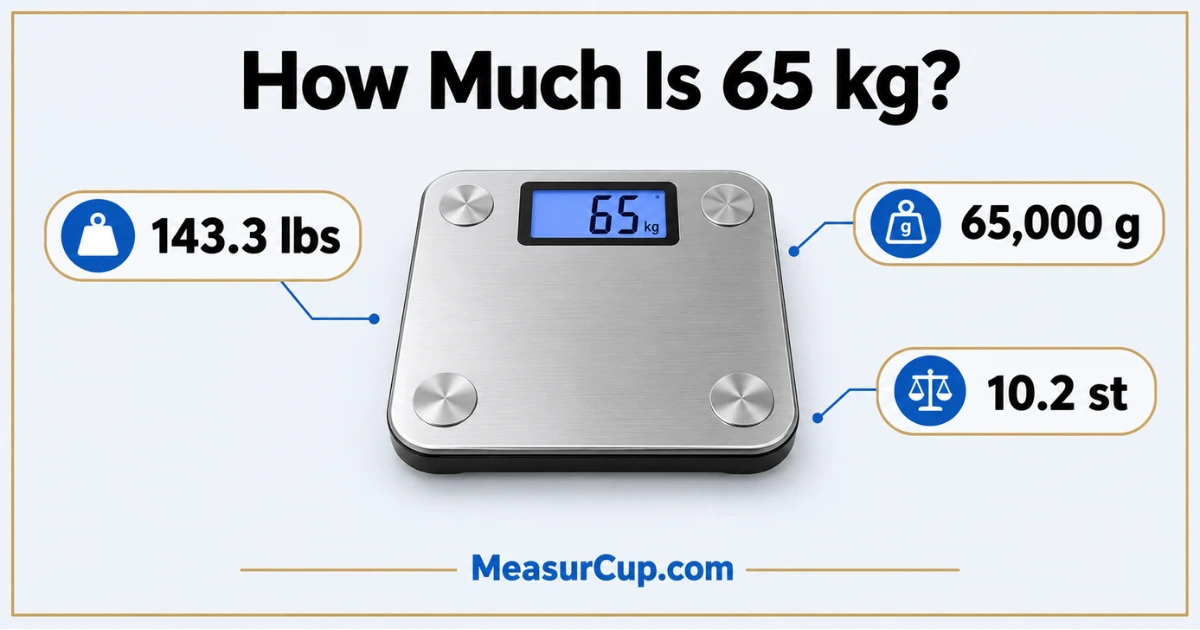 How Much Is 65 kg