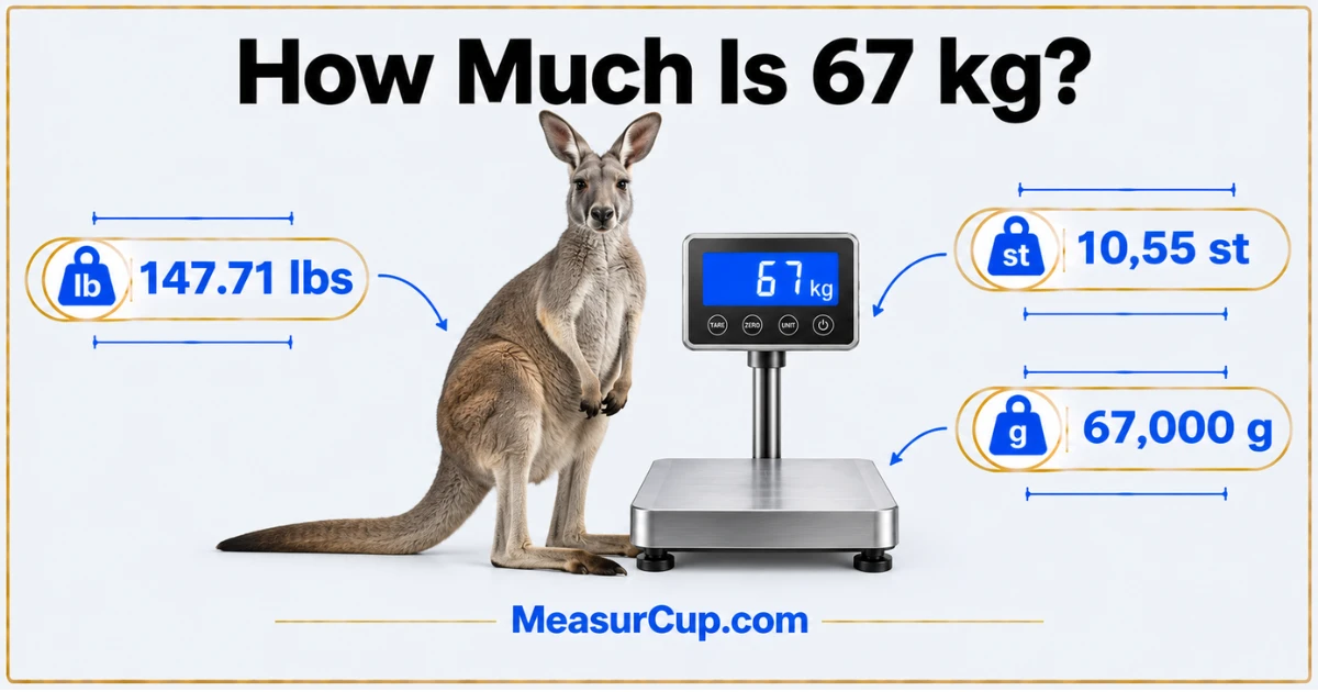 How Much Is 67 kg