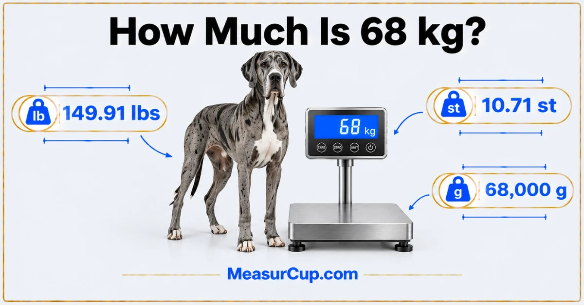 How Much Is 68 kg