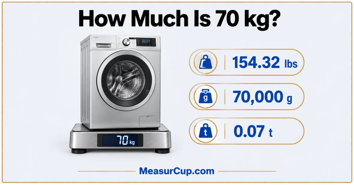 How Much Is 70 kg