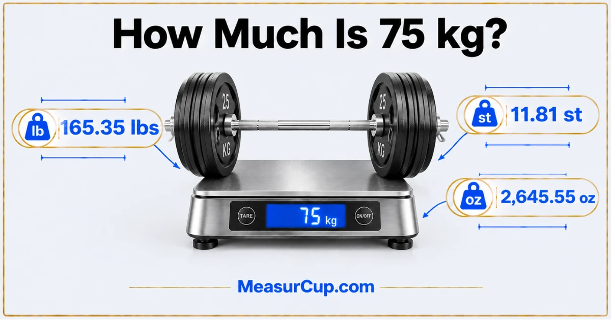 How Much Is 75 kg