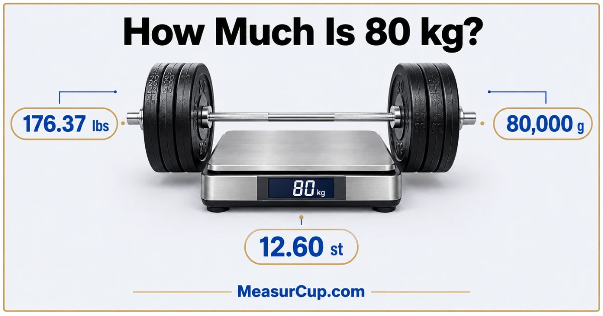How Much Is 80 kg