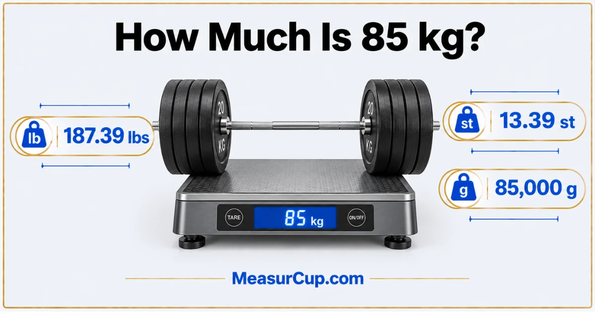 How Much Is 85 kg