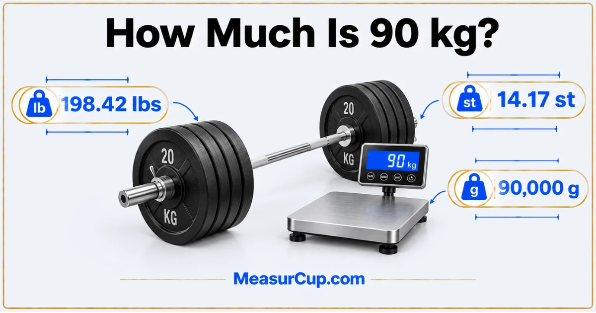 How Much Is 90 kg