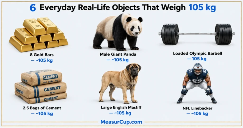 Objects That Weigh 105 kg