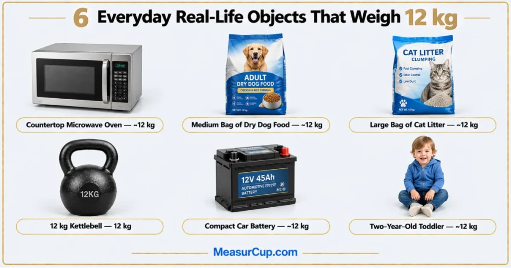 Objects That Weigh 12 kg