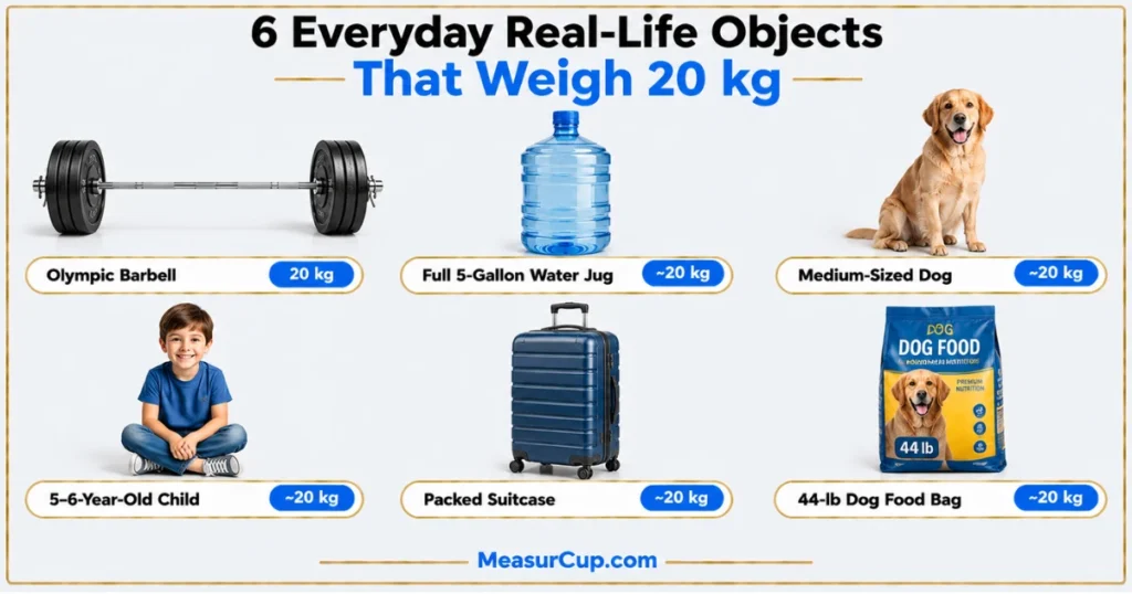 Objects That Weigh 20 kg