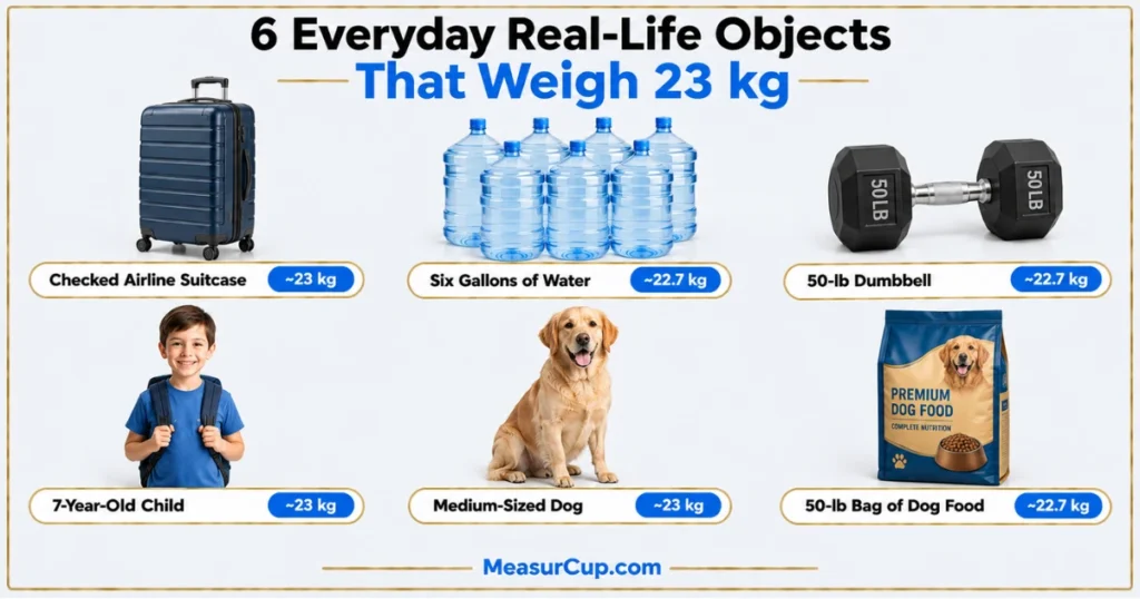 Objects That Weigh 23 kg