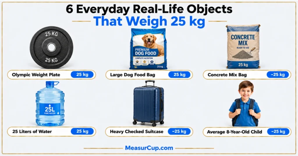 Objects That Weigh 25 kg