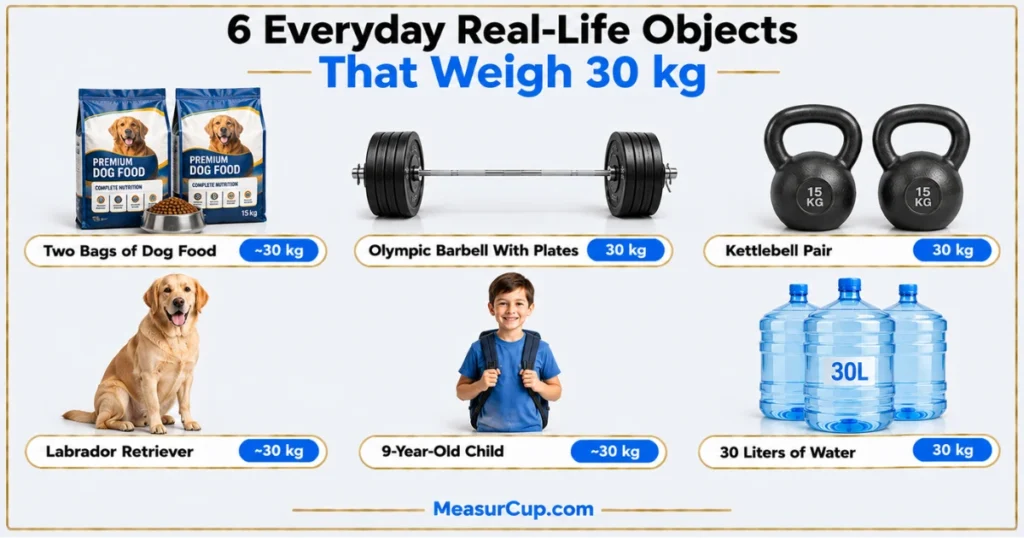 Objects That Weigh 30 kg