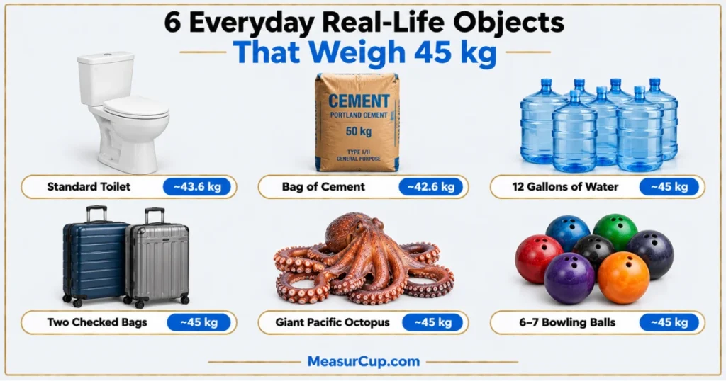 Objects That Weigh 45 kg